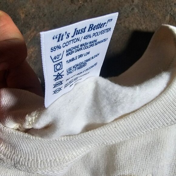 Delta SweatShirt Men's XL Grey Long Sleeve Cape Cod Embroidered Cotton Blend - Picture 4 of 5